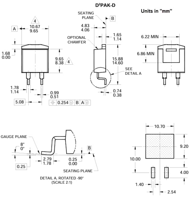 Mechanical Drawing - Taiwan Semiconductor PLDS3060H/PLDS3080H Rectifiers
